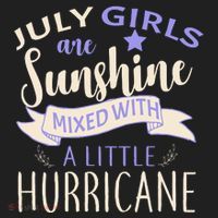 July Girls Are Sunshine Mixed With Hurricane Beanie thumb 2
