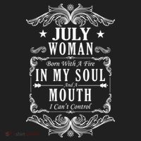 July Woman Funny Birthday Tumbler thumb 3