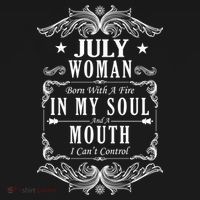 July Woman Funny Birthday Women's Tank Top thumb 5
