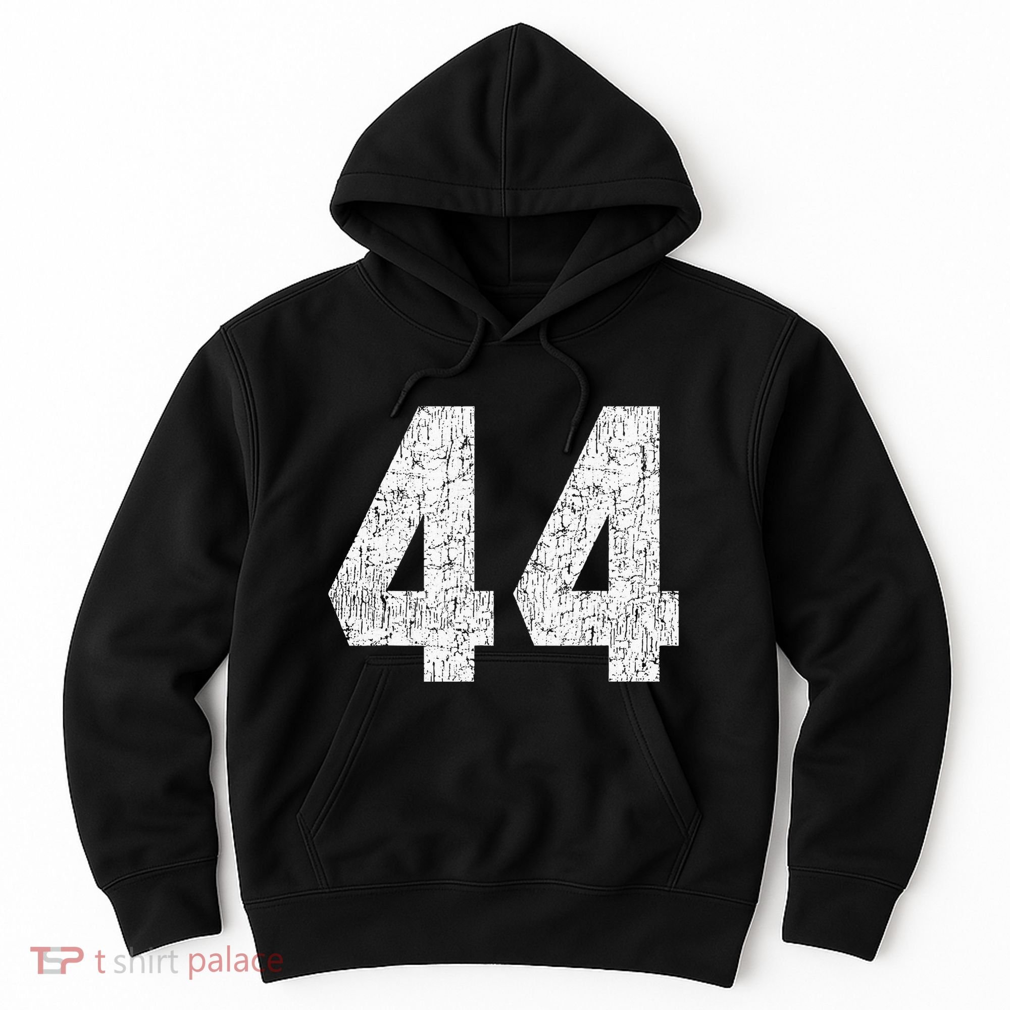 Jersey Uniform Number 44 Athletic Style Sports Graphic Hoodie