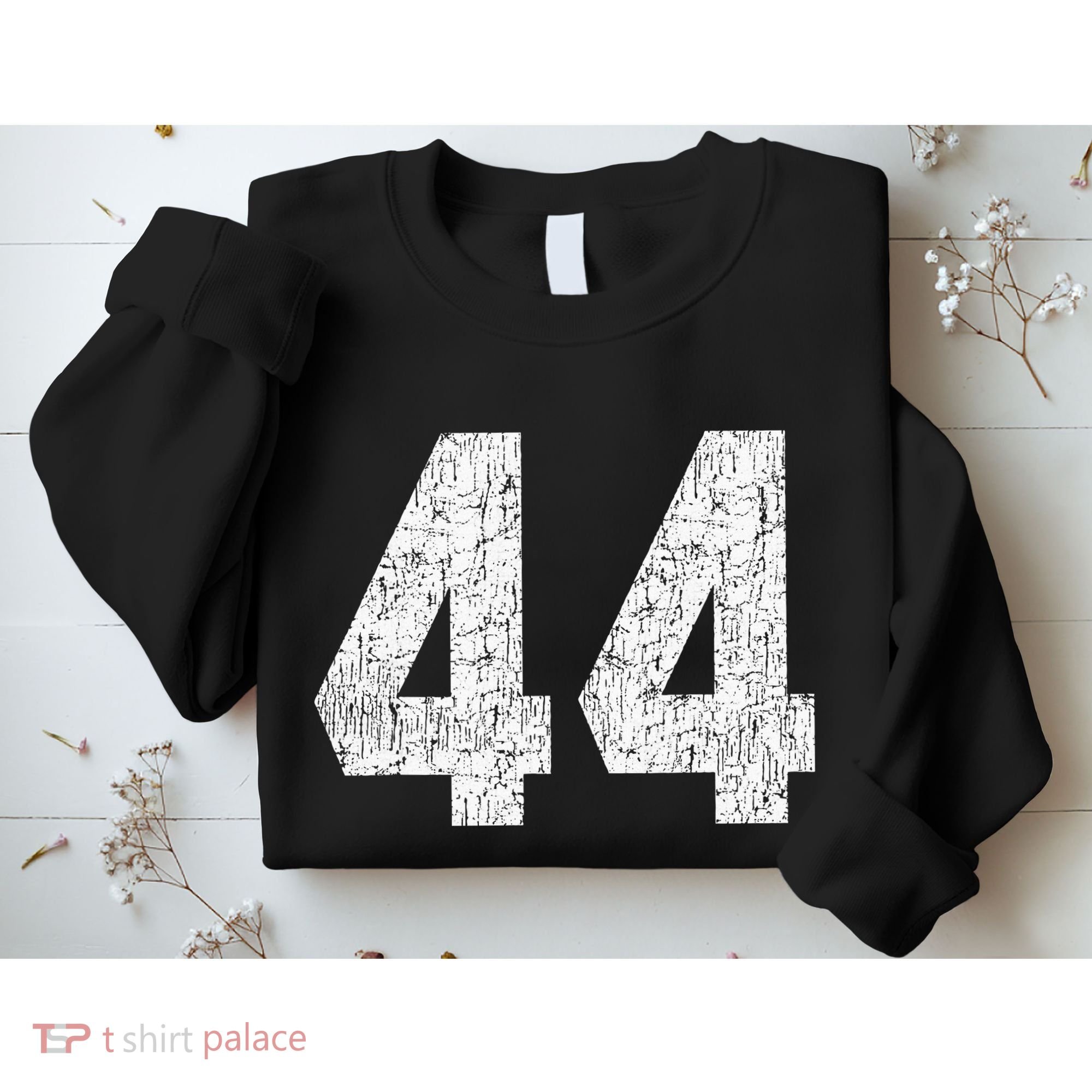 Jersey Uniform Number 44 Athletic Style Sports Graphic Sweatshirt