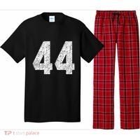 Jersey Uniform Number 44 Athletic Style Sports Graphic Pajama Set thumb 0