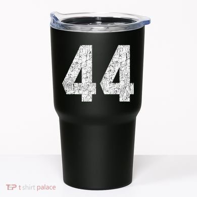 Jersey Uniform Number 44 Athletic Style Sports Graphic Tumbler