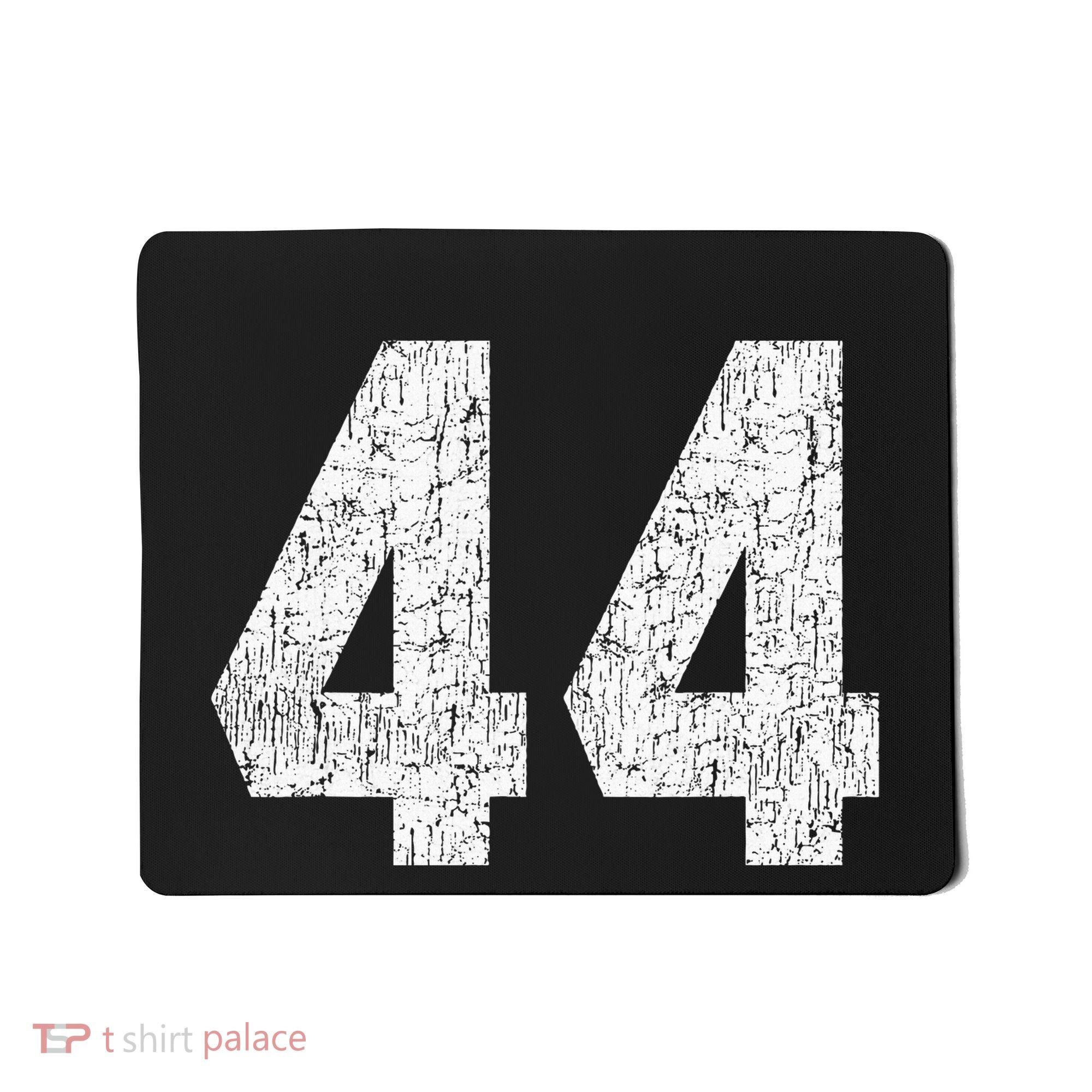 Jersey Uniform Number 44 Athletic Style Sports Graphic Mousepad