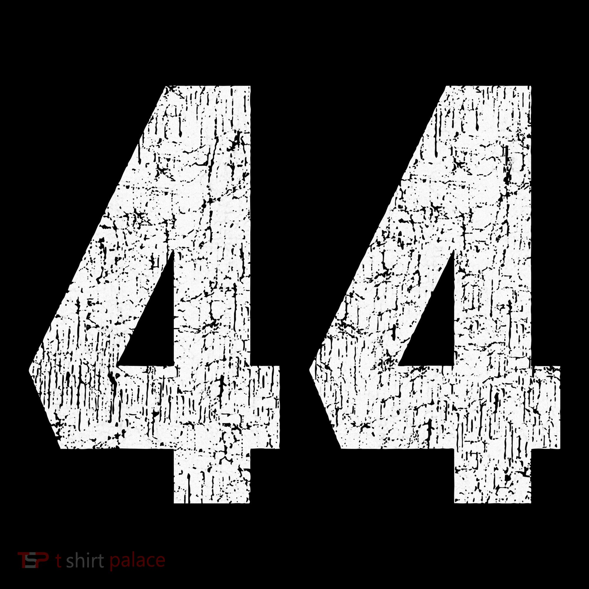 Jersey Uniform Number 44 Athletic Style Sports Graphic Mousepad