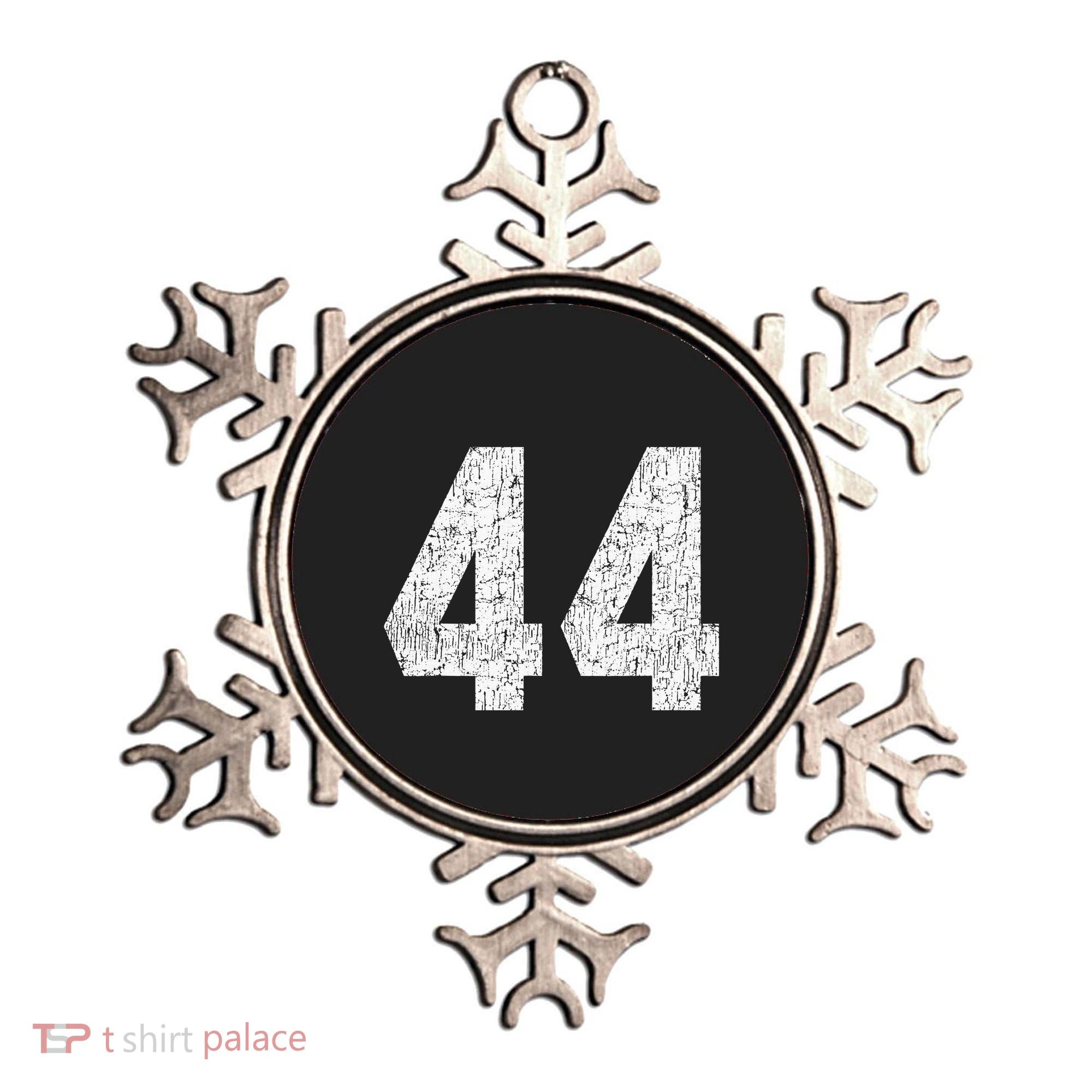 Jersey Uniform Number 44 Athletic Style Sports Graphic Ornament