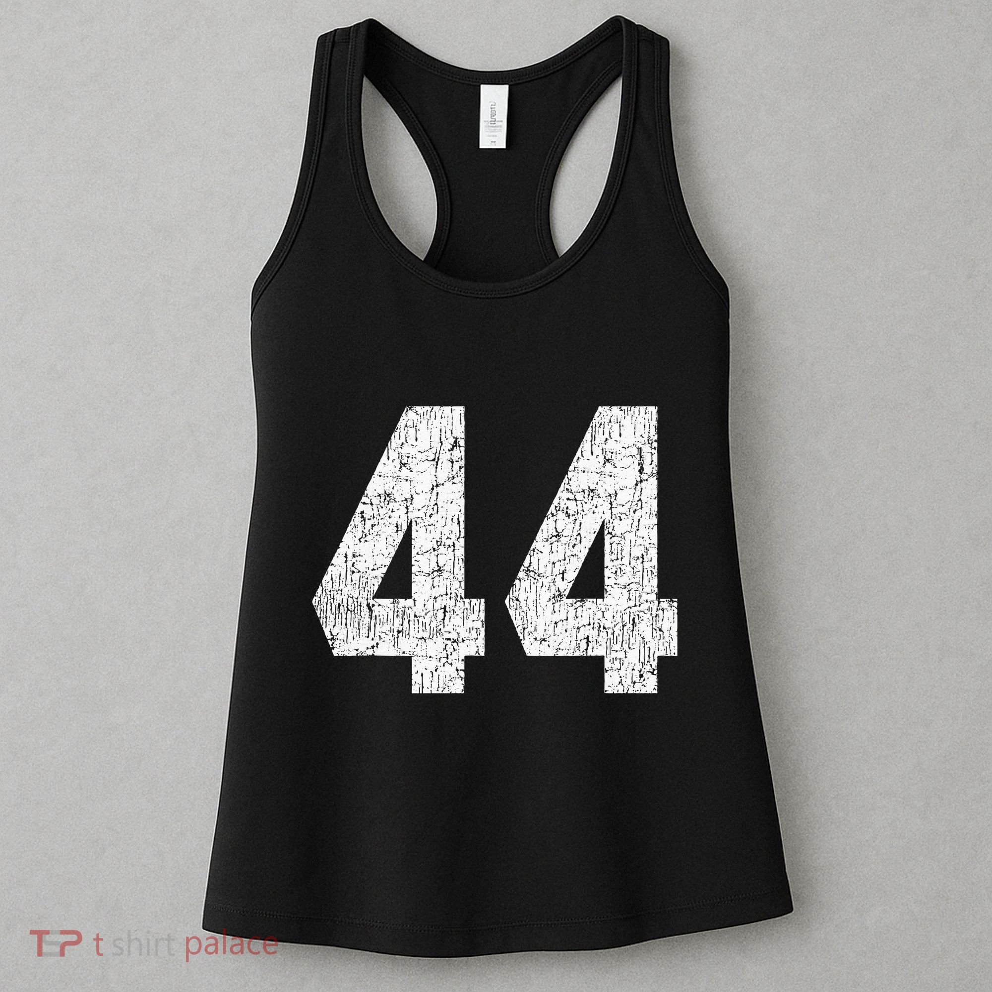 Jersey Uniform Number 44 Athletic Style Sports Graphic Women's Tank Top
