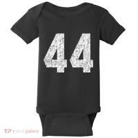Jersey Uniform Number 44 Athletic Style Sports Graphic Baby Bodysuit thumb 0