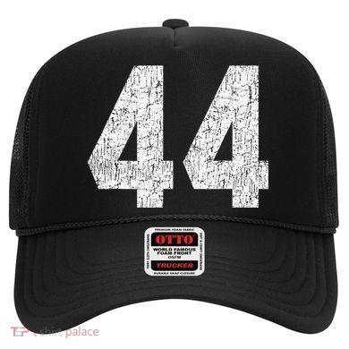 Jersey Uniform Number 44 Athletic Style Sports Graphic Hat