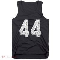 Jersey Uniform Number 44 Athletic Style Sports Graphic Tank Top thumb 0