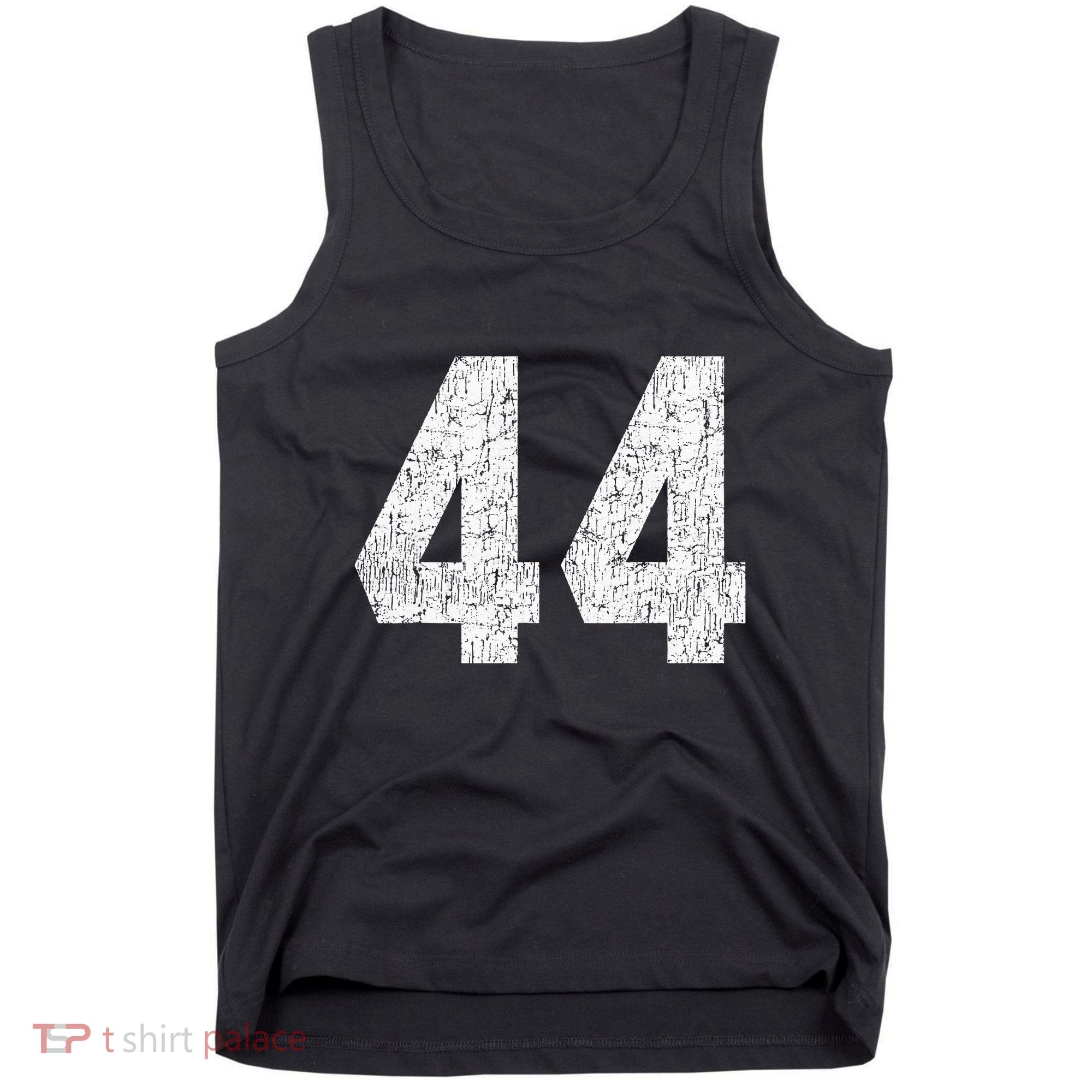 Jersey Uniform Number 44 Athletic Style Sports Graphic Tank Top