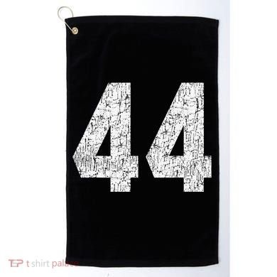 Jersey Uniform Number 44 Athletic Style Sports Graphic Golf Towel