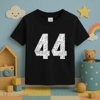 Jersey Uniform Number 44 Athletic Style Sports Graphic Toddler T-Shirt thumb 3
