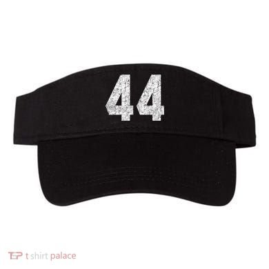 Jersey Uniform Number 44 Athletic Style Sports Graphic Visor