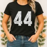 Jersey Uniform Number 44 Athletic Style Sports Graphic Women's T-Shirt thumb 2