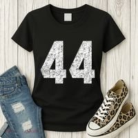 Jersey Uniform Number 44 Athletic Style Sports Graphic Women's T-Shirt thumb 3