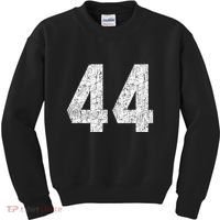 Jersey Uniform Number 44 Athletic Style Sports Graphic Kids Sweatshirt thumb 0