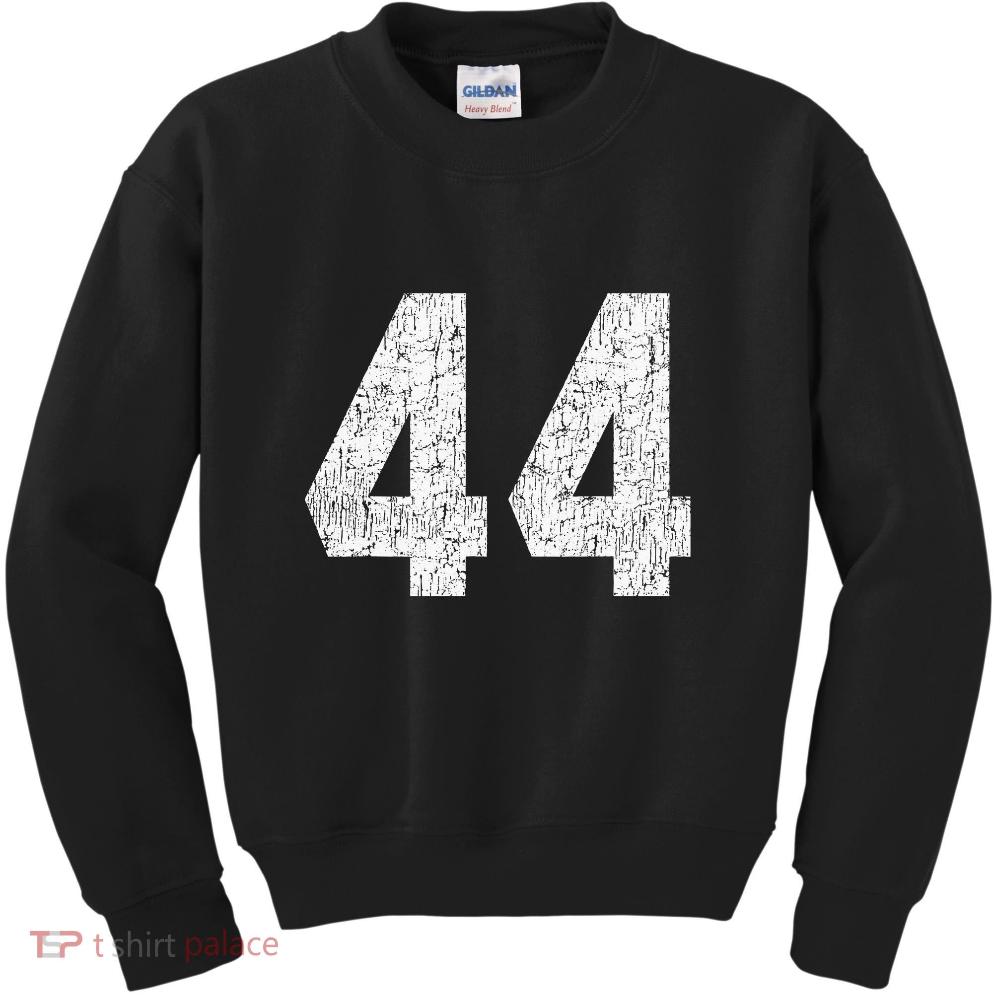 Jersey Uniform Number 44 Athletic Style Sports Graphic Kids Sweatshirt