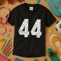 Jersey Uniform Number 44 Athletic Style Sports Graphic Kids T-Shirt thumb 3