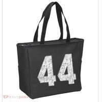 Jersey Uniform Number 44 Athletic Style Sports Graphic Tote Bag thumb 2