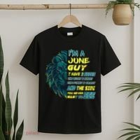 June Birthday Guy Has 3 Sides Sweet Funny Crazy  T-Shirt thumb 2