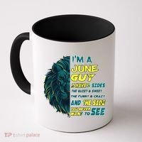 June Birthday Guy Has 3 Sides Sweet Funny Crazy  Coffee Mug thumb 0