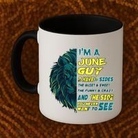 June Birthday Guy Has 3 Sides Sweet Funny Crazy  Coffee Mug thumb 2