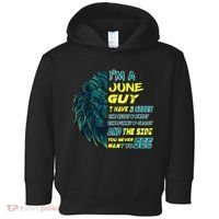 June Birthday Guy Has 3 Sides Sweet Funny Crazy  Toddler Hoodie thumb 0