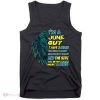 June Birthday Guy Has 3 Sides Sweet Funny Crazy  Tank Top thumb 0