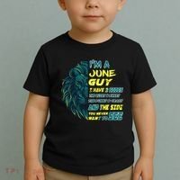 June Birthday Guy Has 3 Sides Sweet Funny Crazy  Toddler T-Shirt thumb 2
