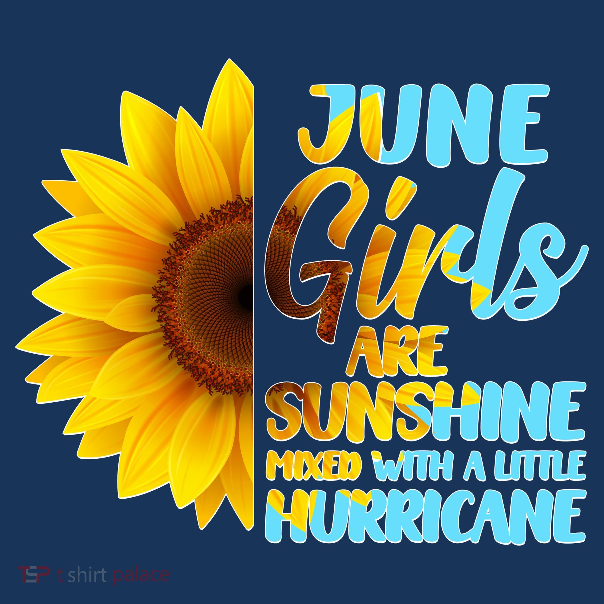 June Girls Are Sunshine Mixed With A Little Hurricane Mousepad