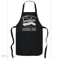 June Girls Are Sunshine Mixed With Hurricane Apron thumb 0