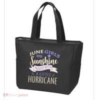 June Girls Are Sunshine Mixed With Hurricane Tote Bag thumb 3