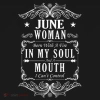 June Woman Funny Birthday Ornament thumb 1