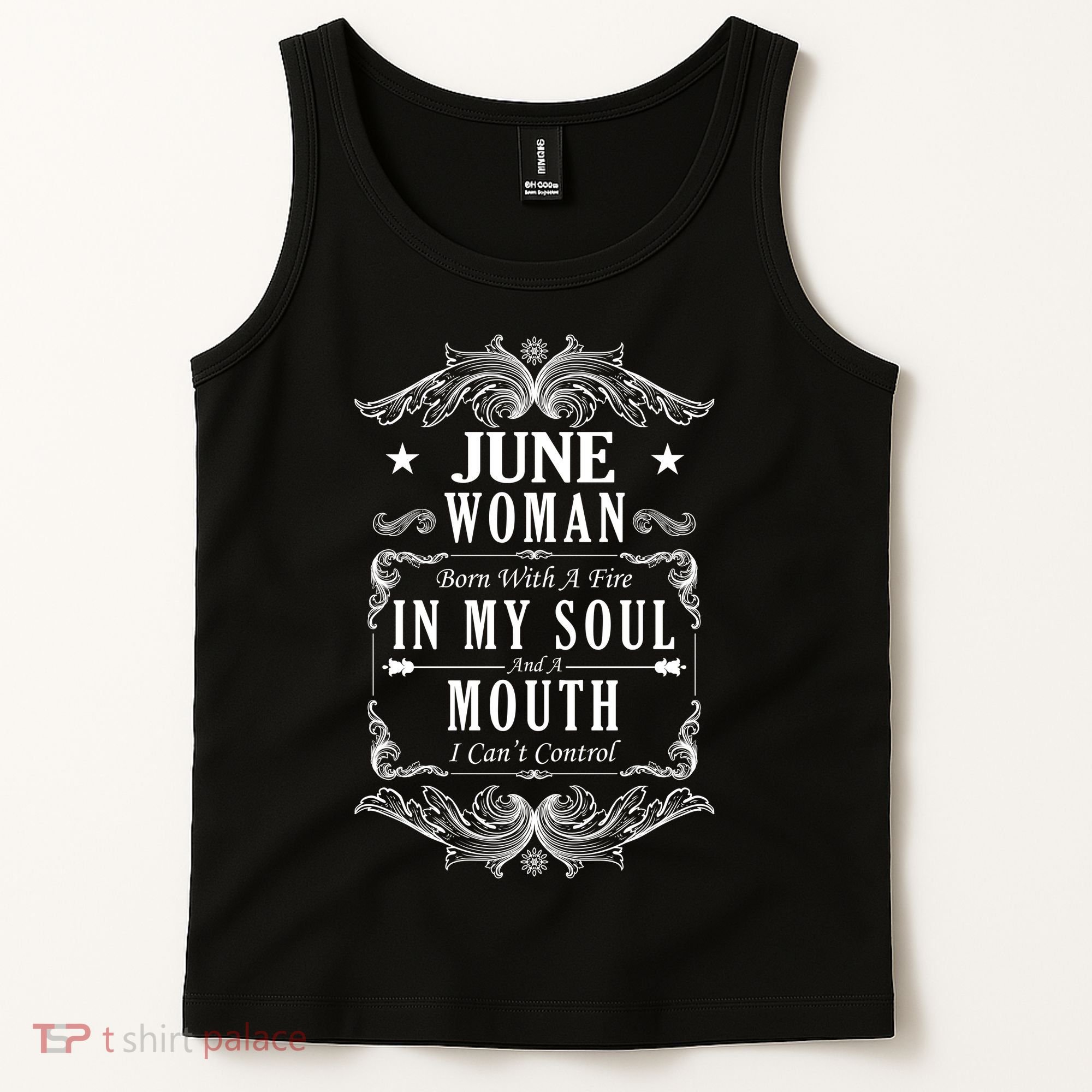June Woman Funny Birthday Tank Top