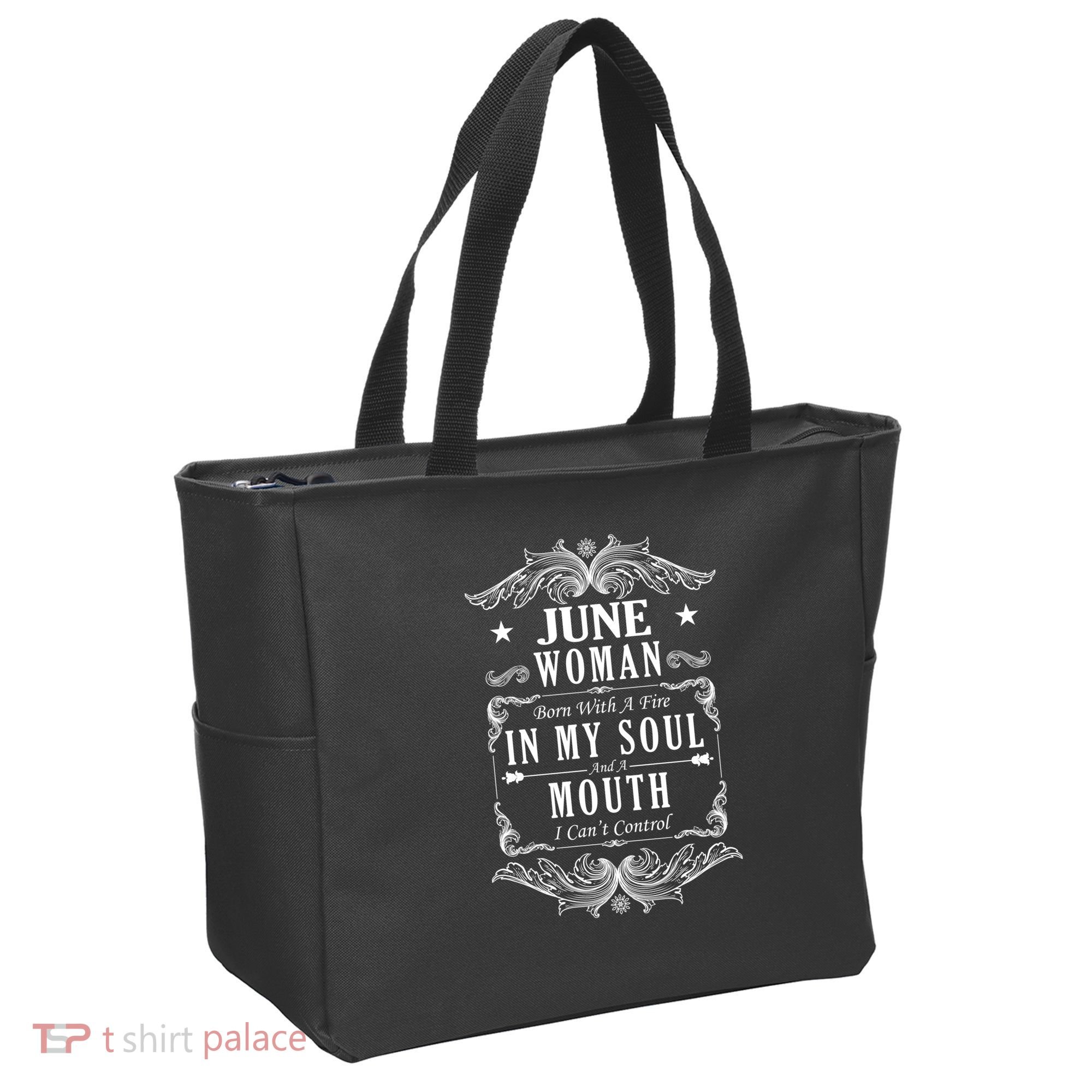 June Woman Funny Birthday Tote Bag