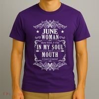 June Woman Funny Birthday T-Shirt thumb 3