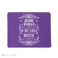 June Woman Funny Birthday Mousepad thumb 0