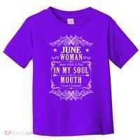 June Woman Funny Birthday Toddler T-Shirt thumb 0