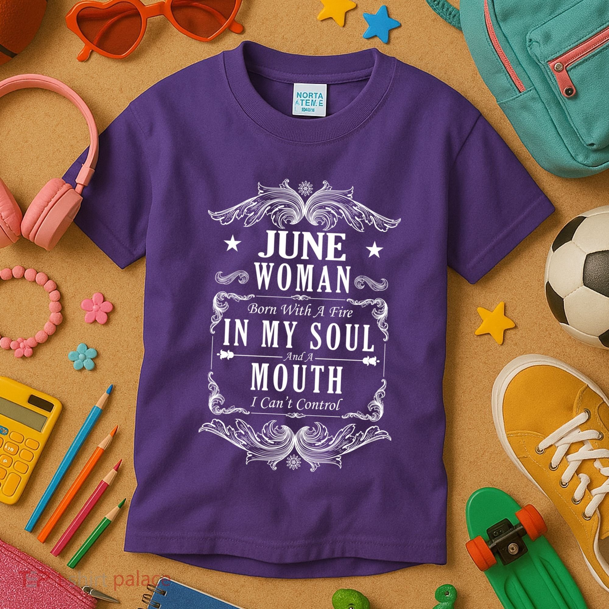 June Woman Funny Birthday Kids T-Shirt