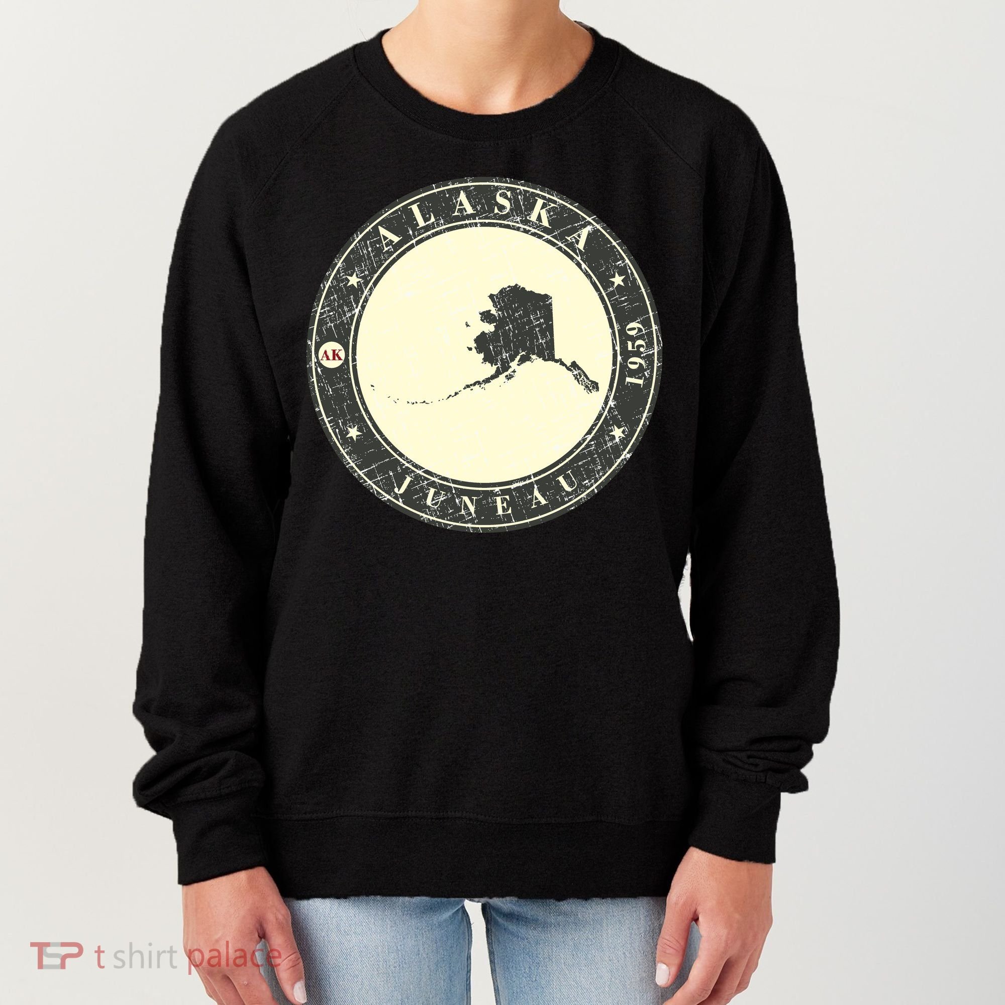 Juneau Alaska Retro Women's Sweatshirt