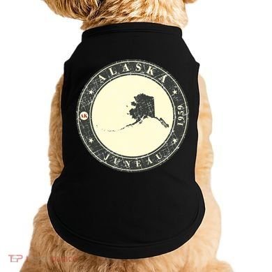 Juneau Alaska Retro Doggie Tank