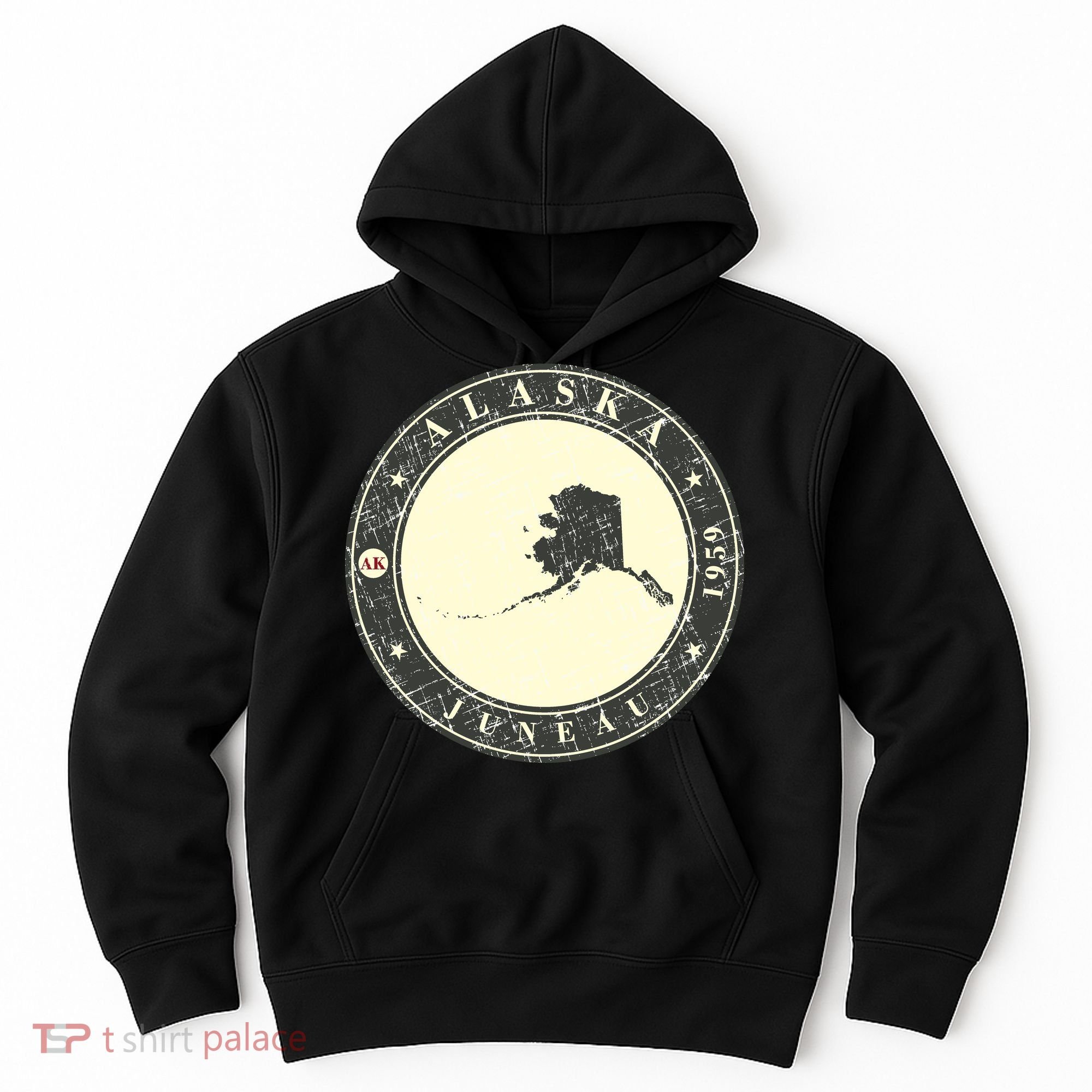 Juneau Alaska Retro Hoodie