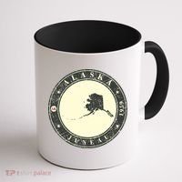 Juneau Alaska Retro Coffee Mug thumb 1