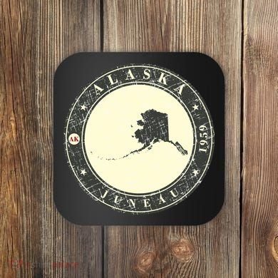 Juneau Alaska Retro Coaster