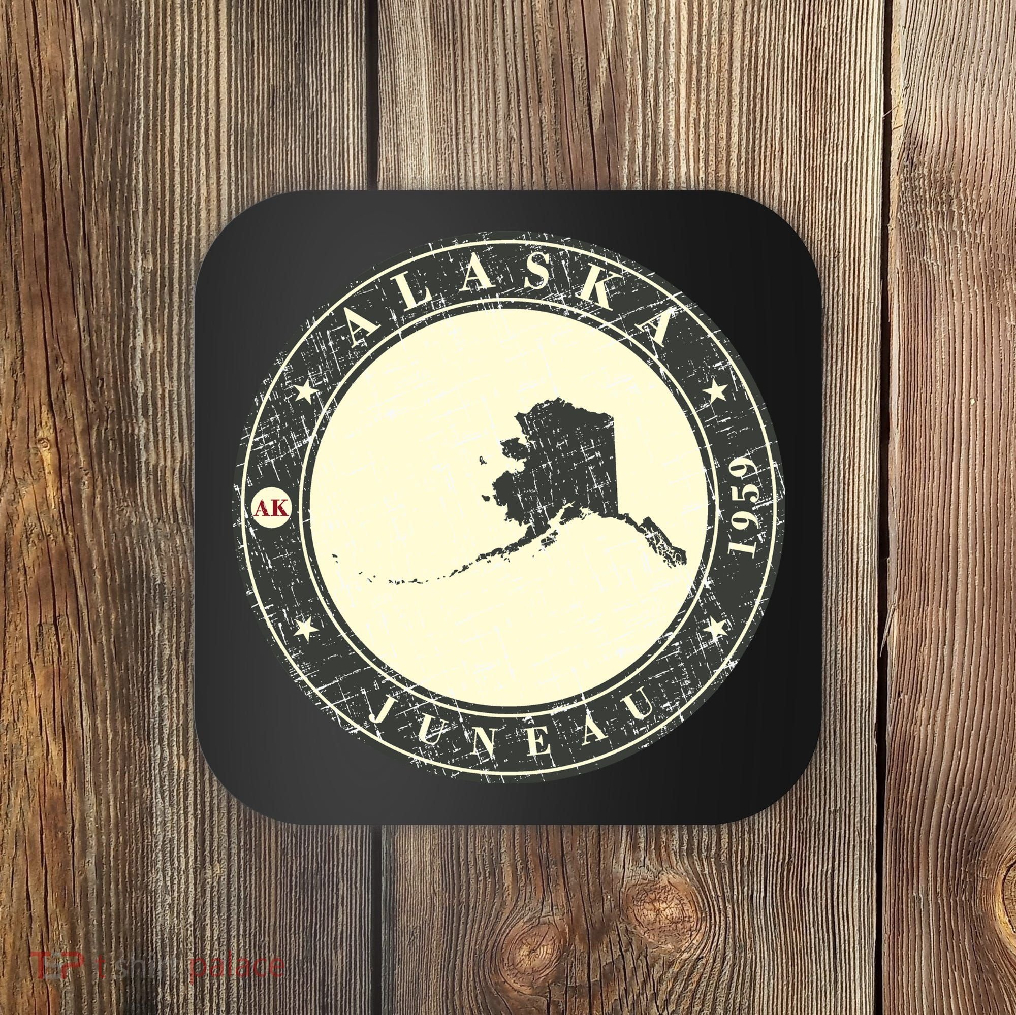 Juneau Alaska Retro Coaster