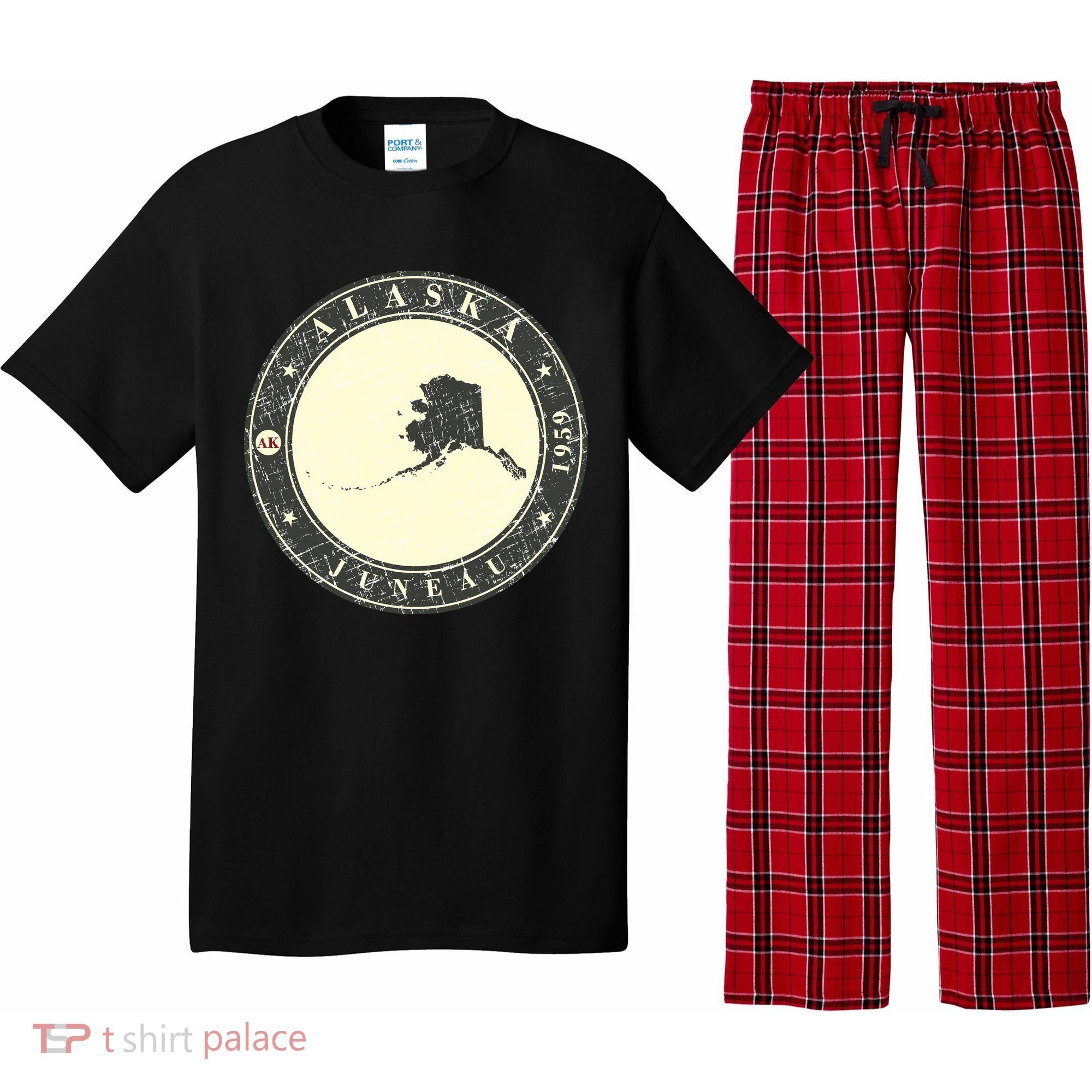 Juneau Alaska Retro Pajama Set