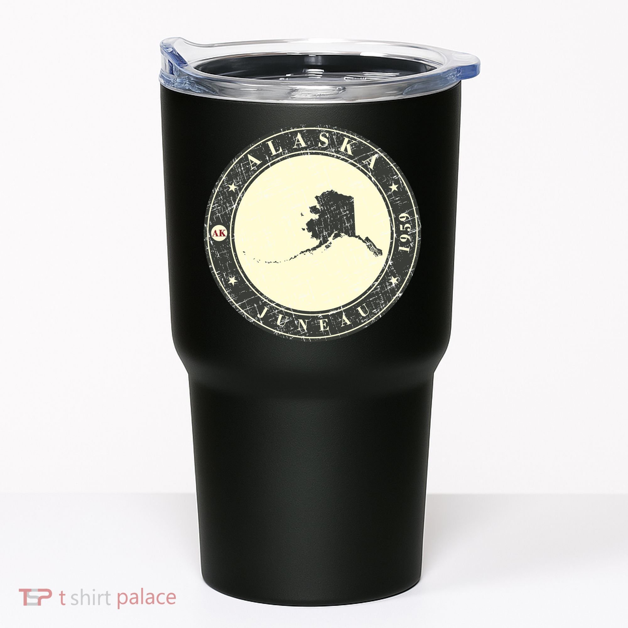 Juneau Alaska Retro Tumbler