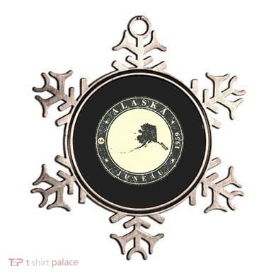 Juneau Alaska Retro Ornament