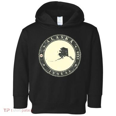 Juneau Alaska Retro Toddler Hoodie